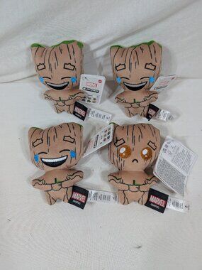 Marvel Grout Mini Stuffies x4